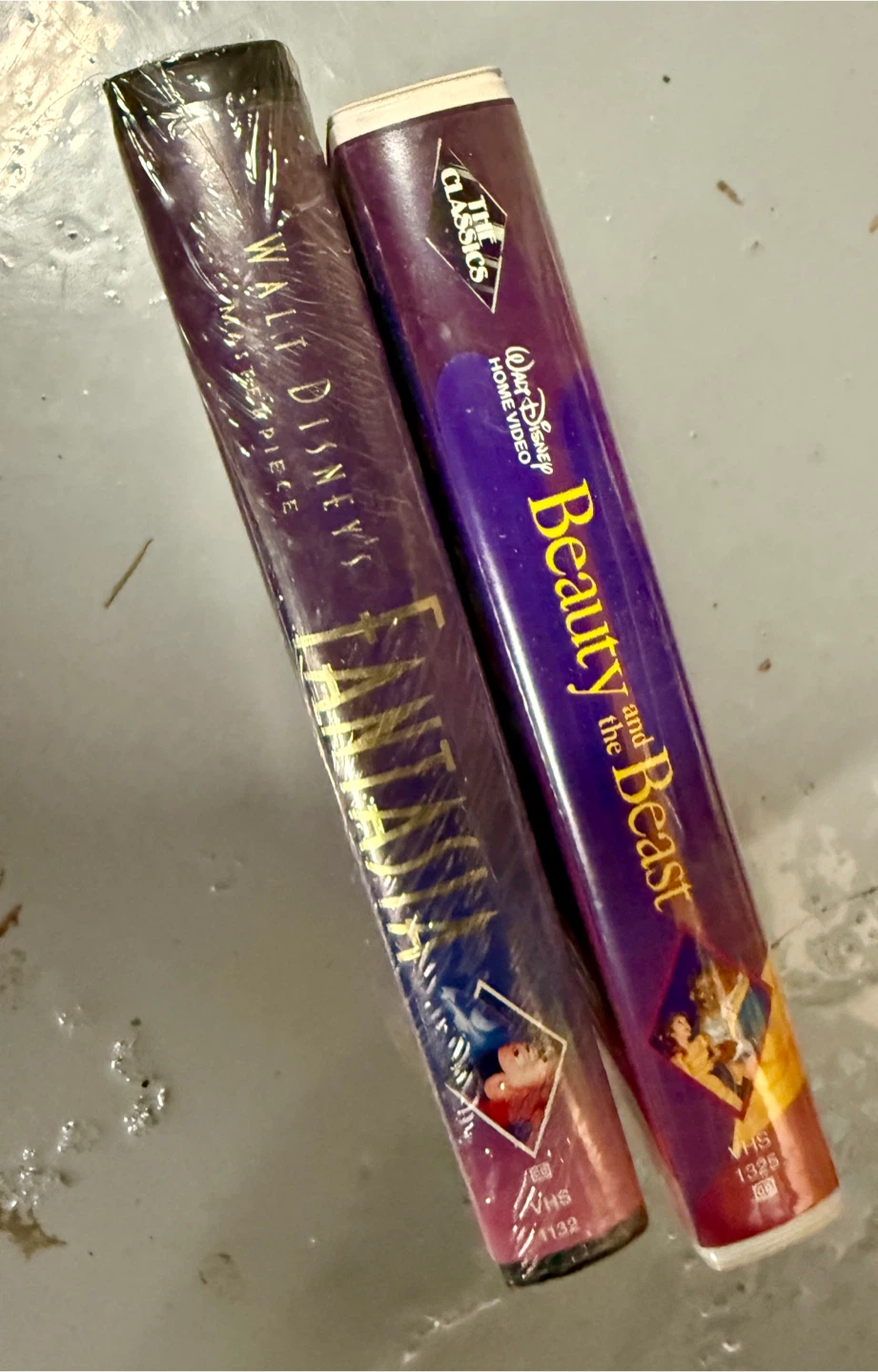 SEALED Disney VHS Tapes - Beauty and the Beast & Fantasia - photo 2