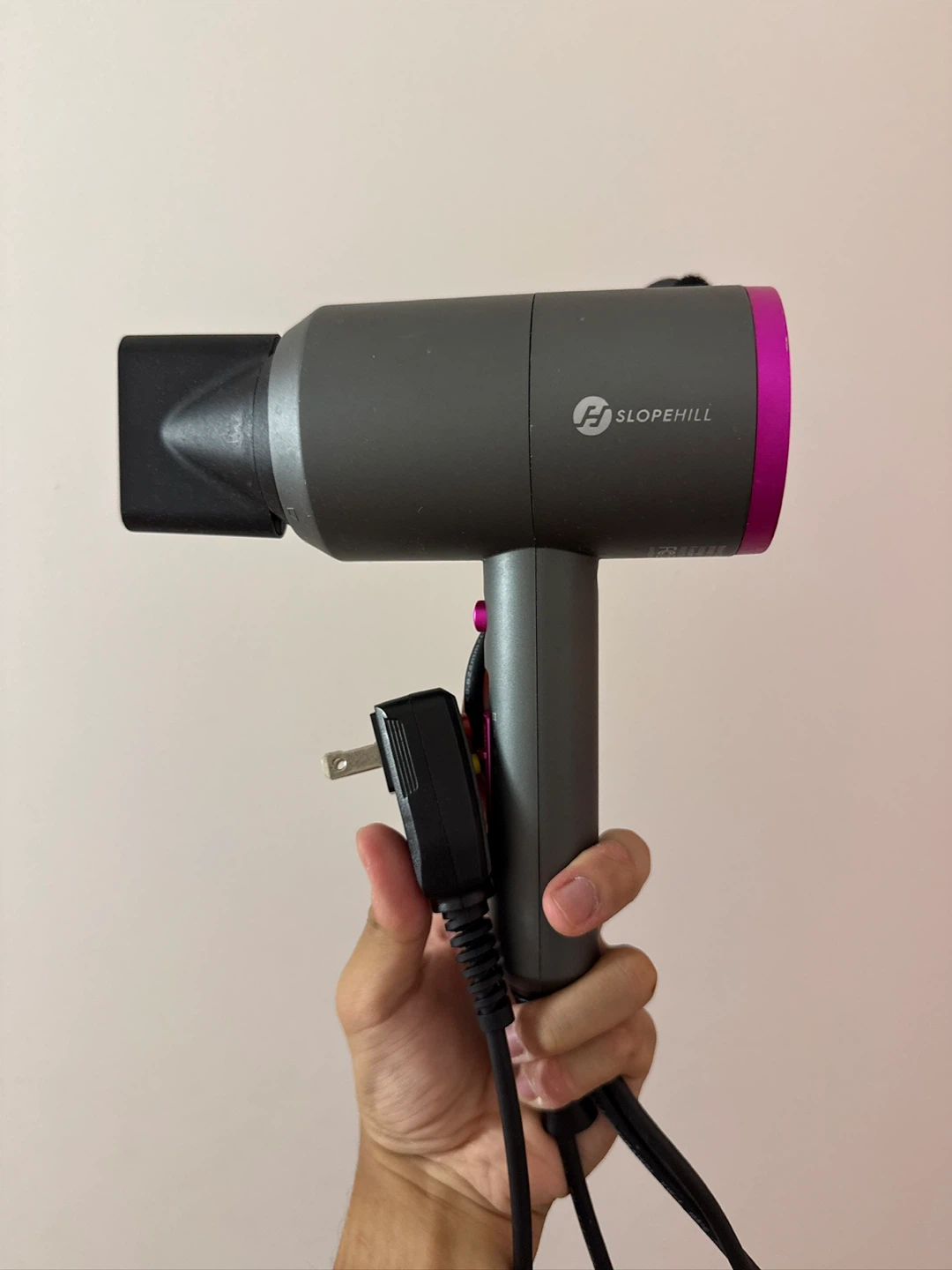 SLOPEHILL Hair Dryer - Gray/Pink