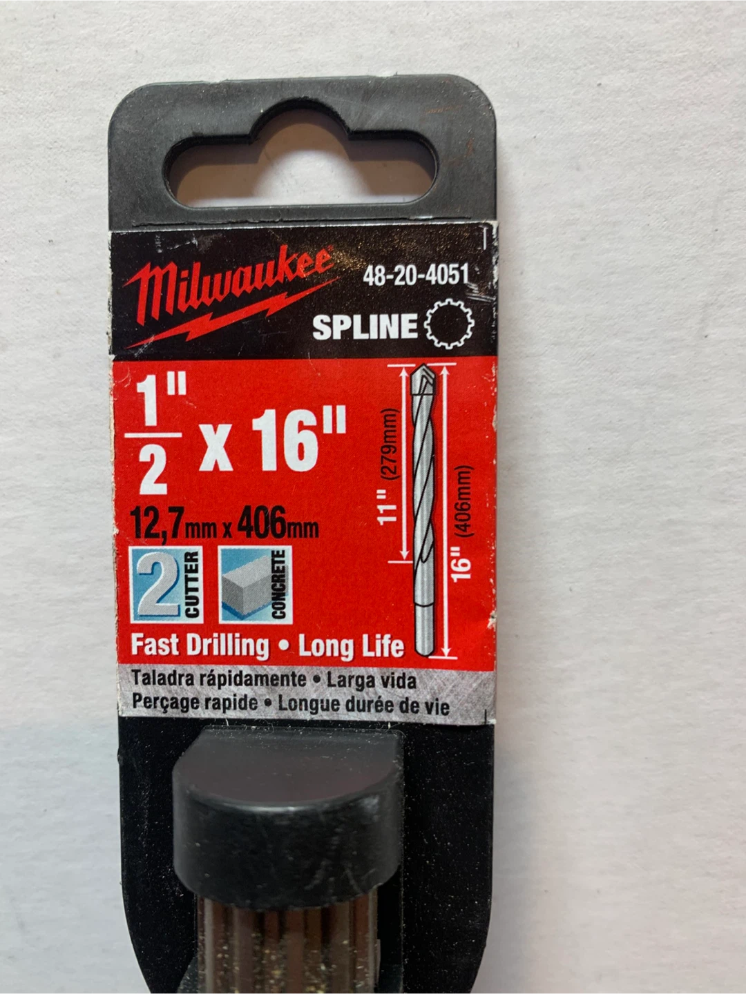 MILWAUKEE 1/2 x 16 SPLINE - photo 2