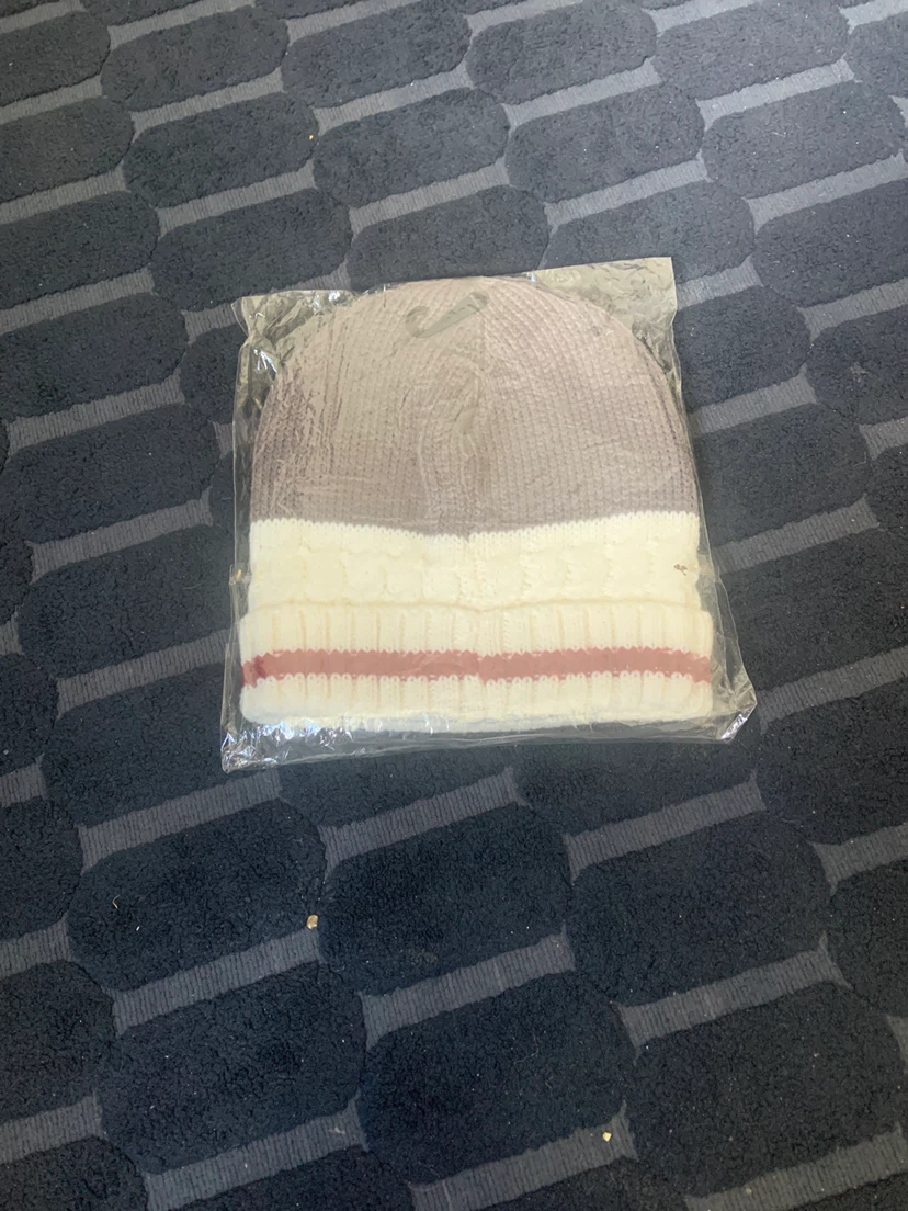 Striped Knit Beanie