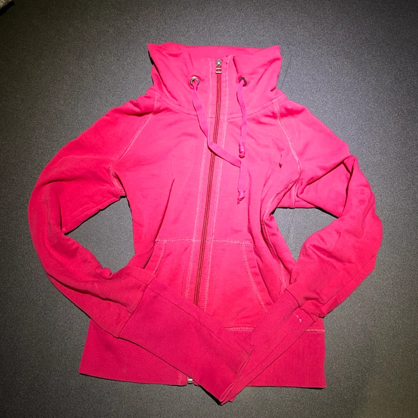 VINTAGE Garage Pink Zip-Up Hoodie