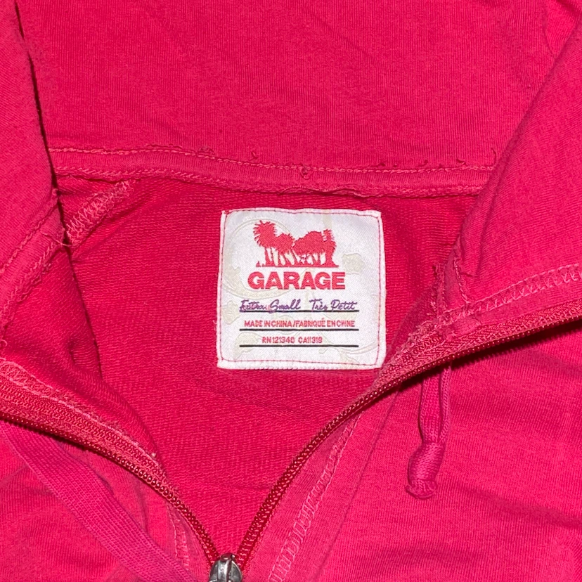 VINTAGE Garage Pink Zip-Up Hoodie - photo 3