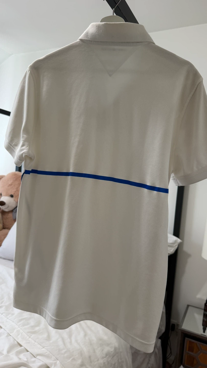 Tommy Hilfiger Sport White Polo Shirt Men's Medium - photo 4