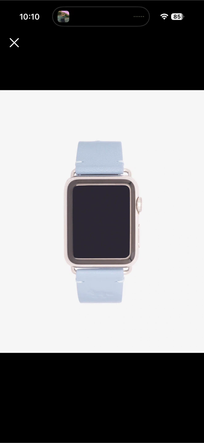 Maison Kitsune Apple Watch Leather Strap Unisex - photo 3