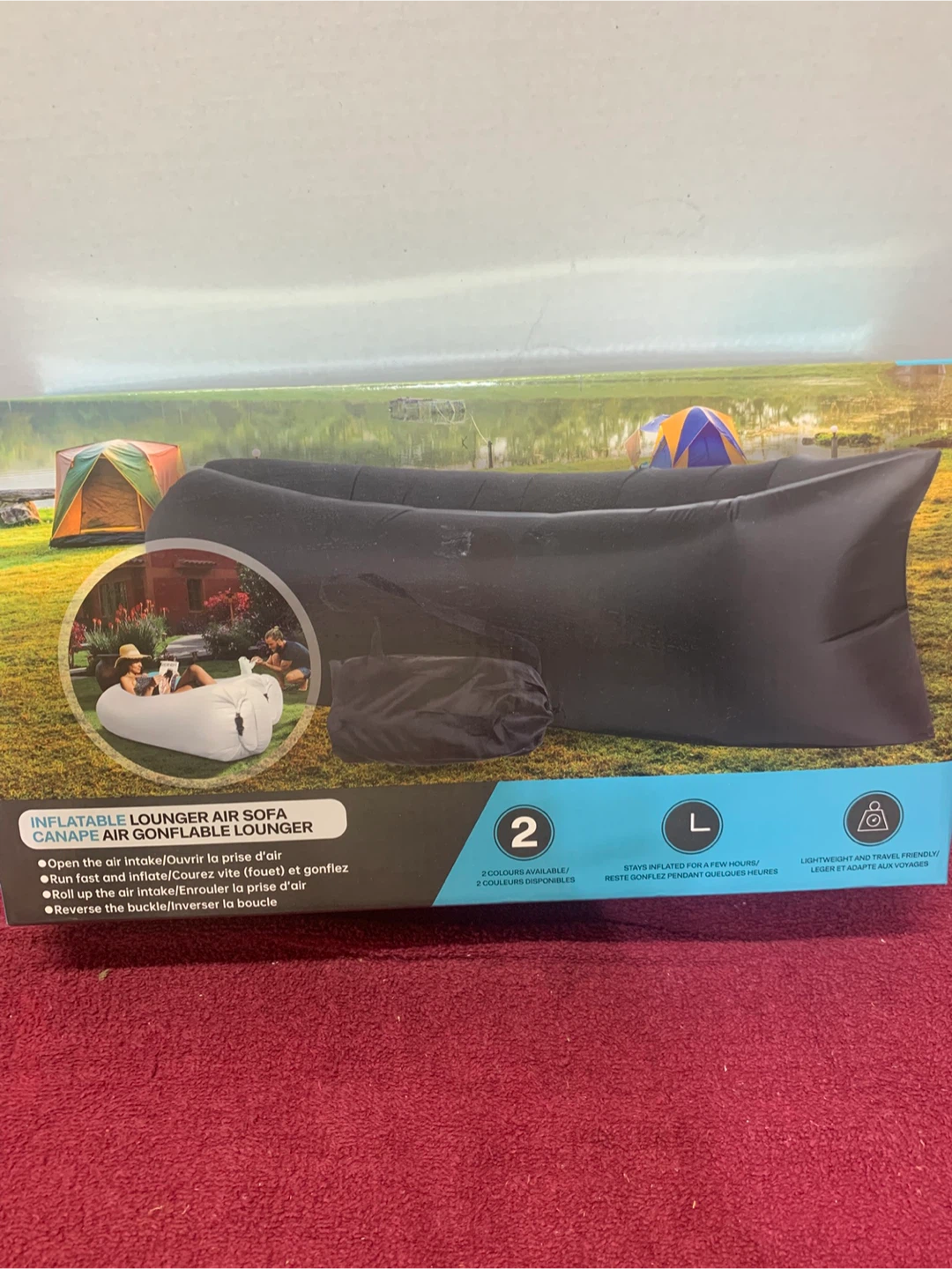 INFLATABLE AIR LOUNGER