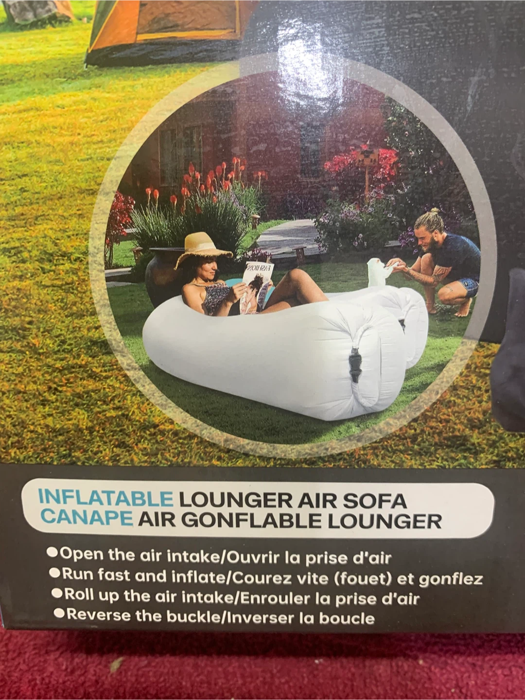 INFLATABLE AIR LOUNGER - photo 2