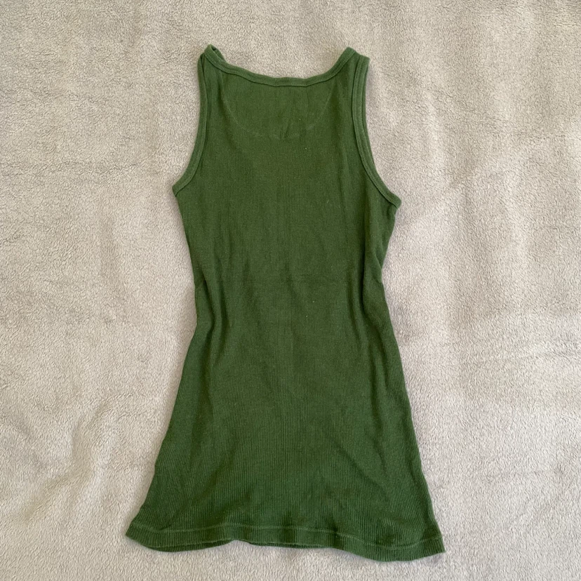 Official Crown of Laurel Ribbed Tank Top - Green TP/XS - photo 2