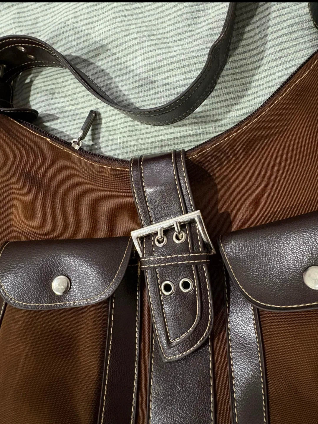 Brown Shoulder Bag - photo 2