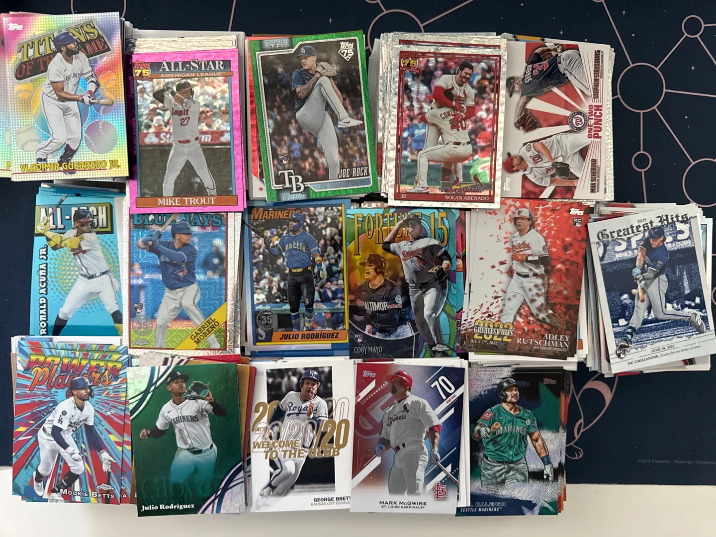 1500+ Assorted Topps MLB Baseball Cards