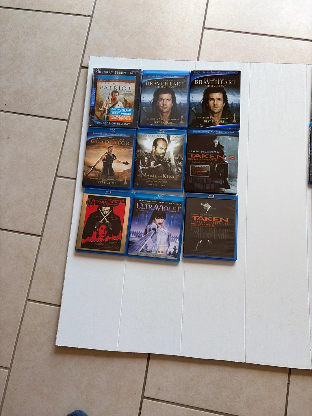 Collection of Blu-Ray Movies