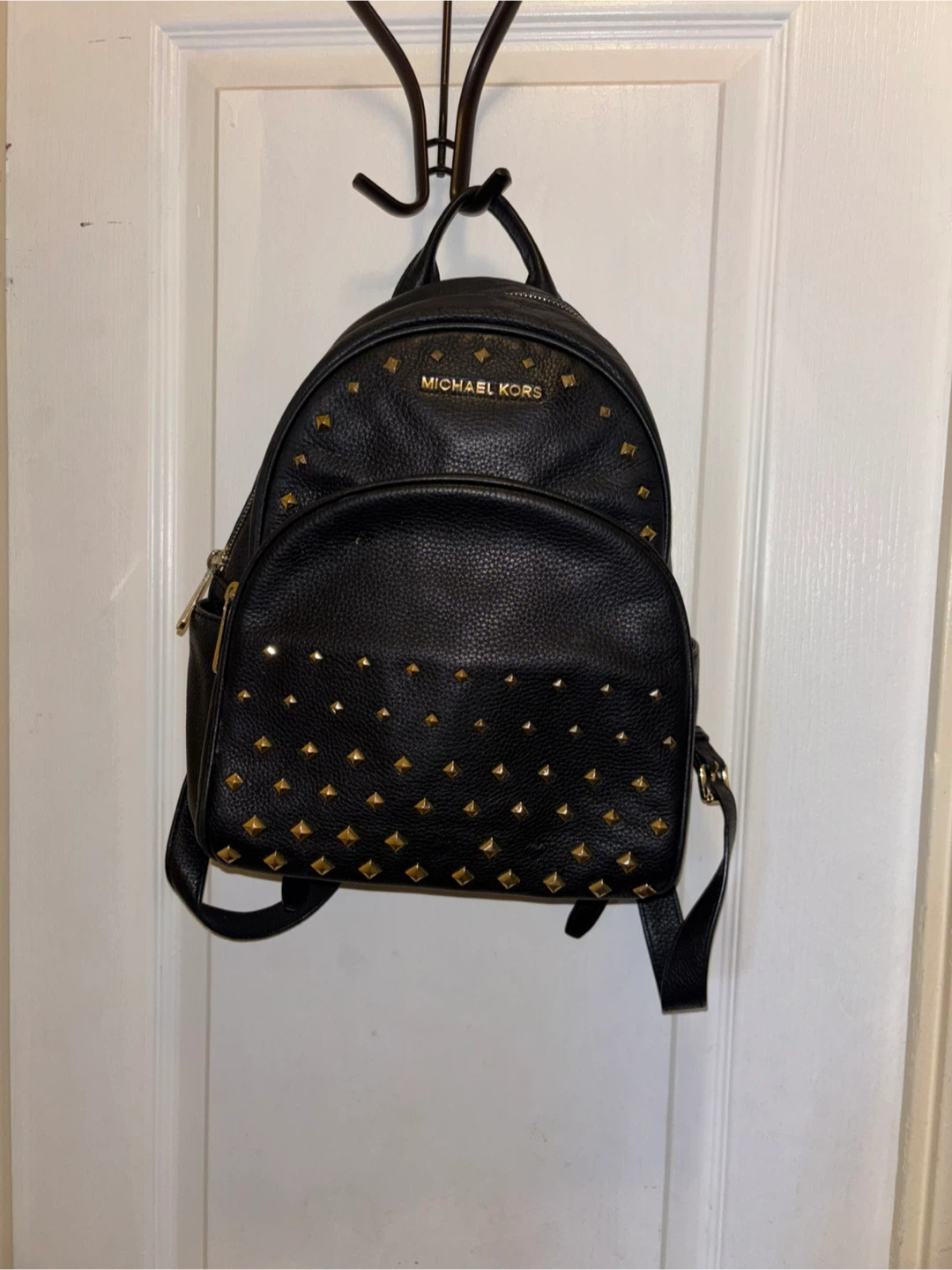 MICHAEL KORS Black Leather Studded Backpack - photo 5