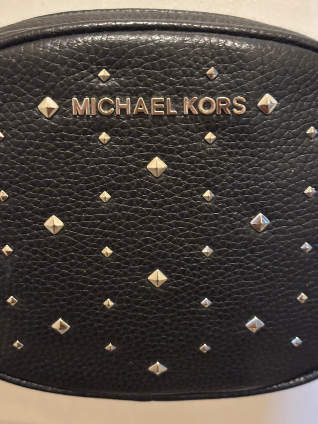 Michael Kors Black Leather Studded Crossbody Bag - photo 2
