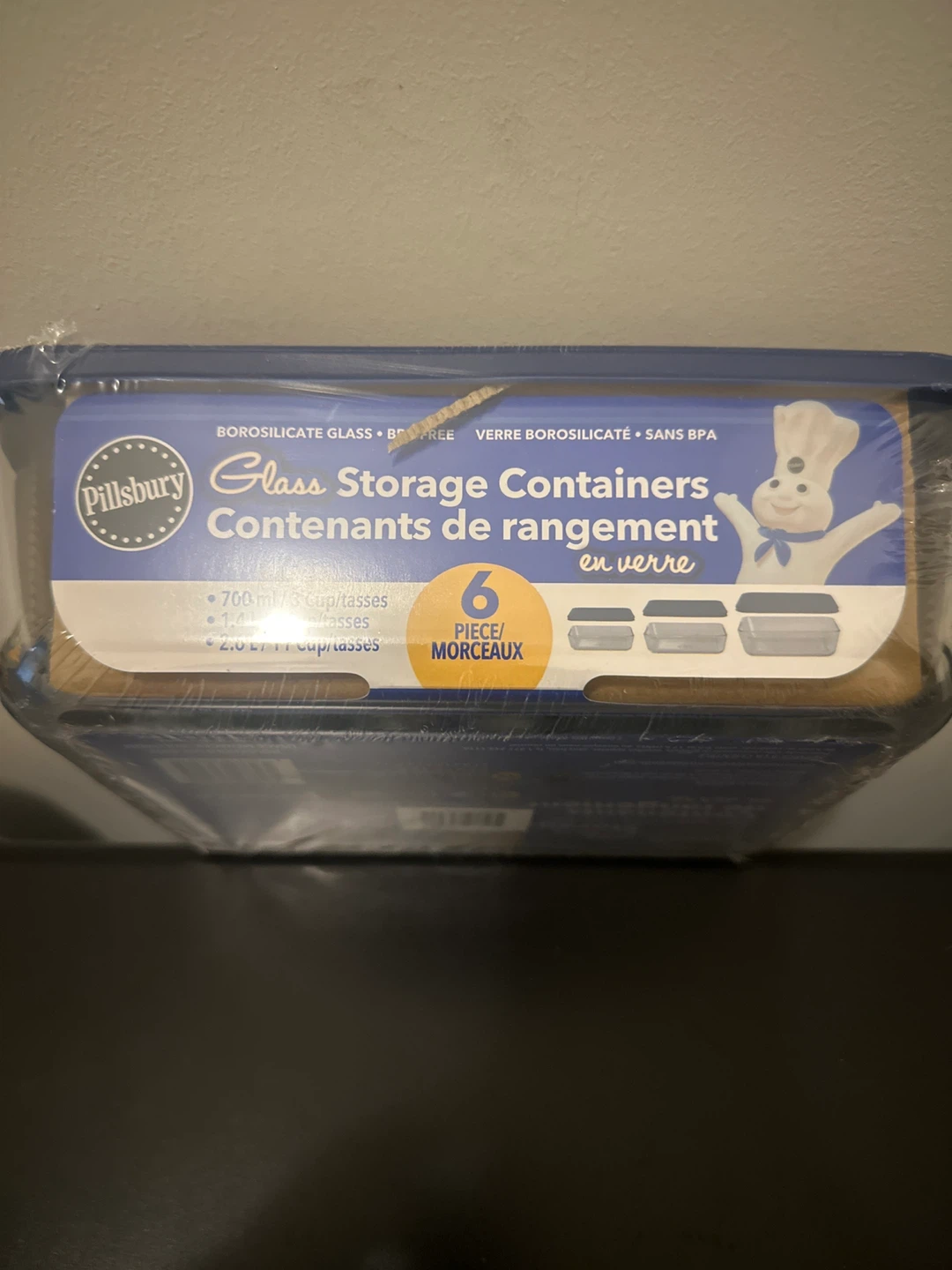 Pillsbury Glass Storage Containers - 6 Piece Set - photo 2