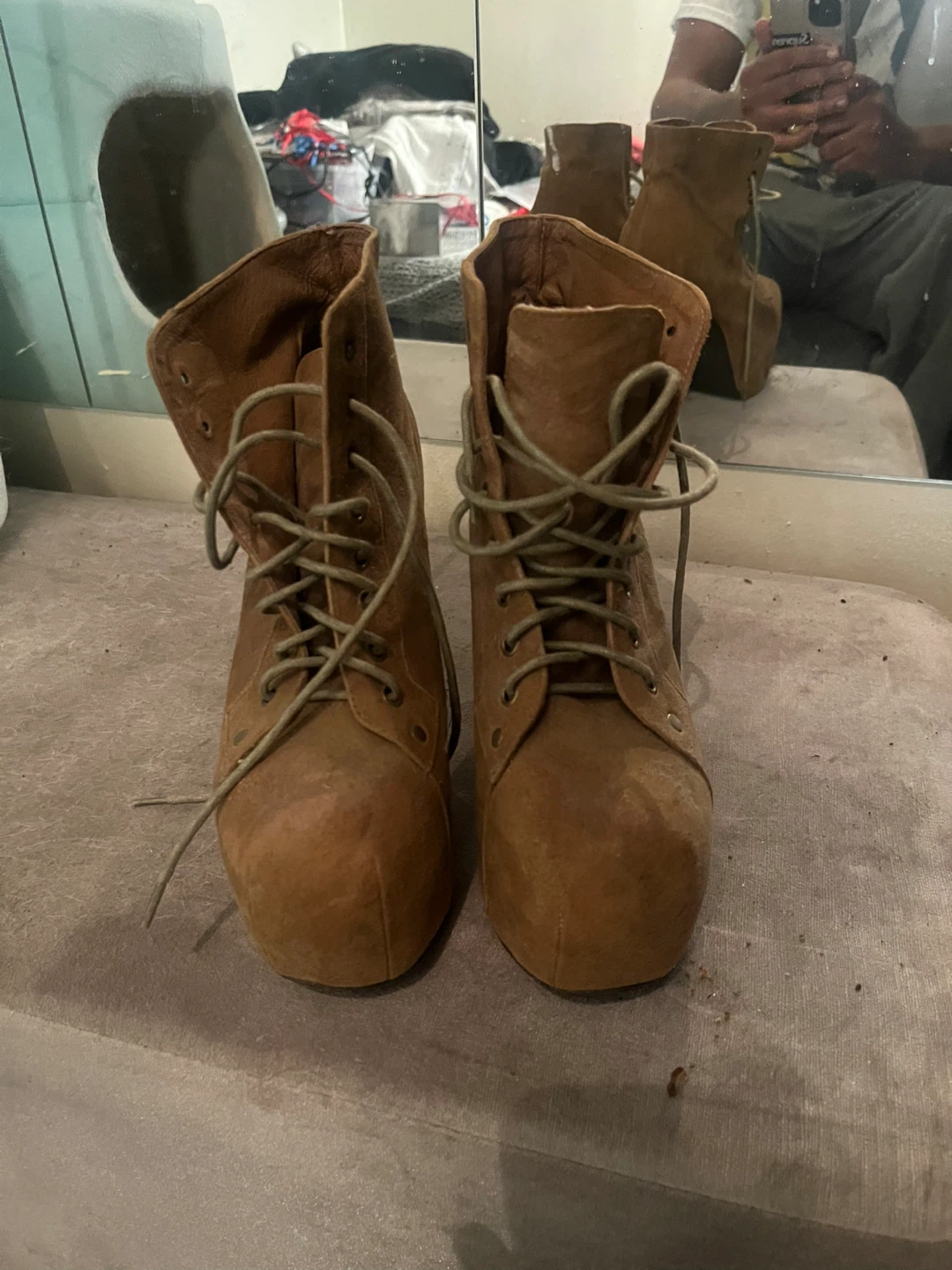 Jeffrey Campbell Lita Suede Ankle Boots - photo 2