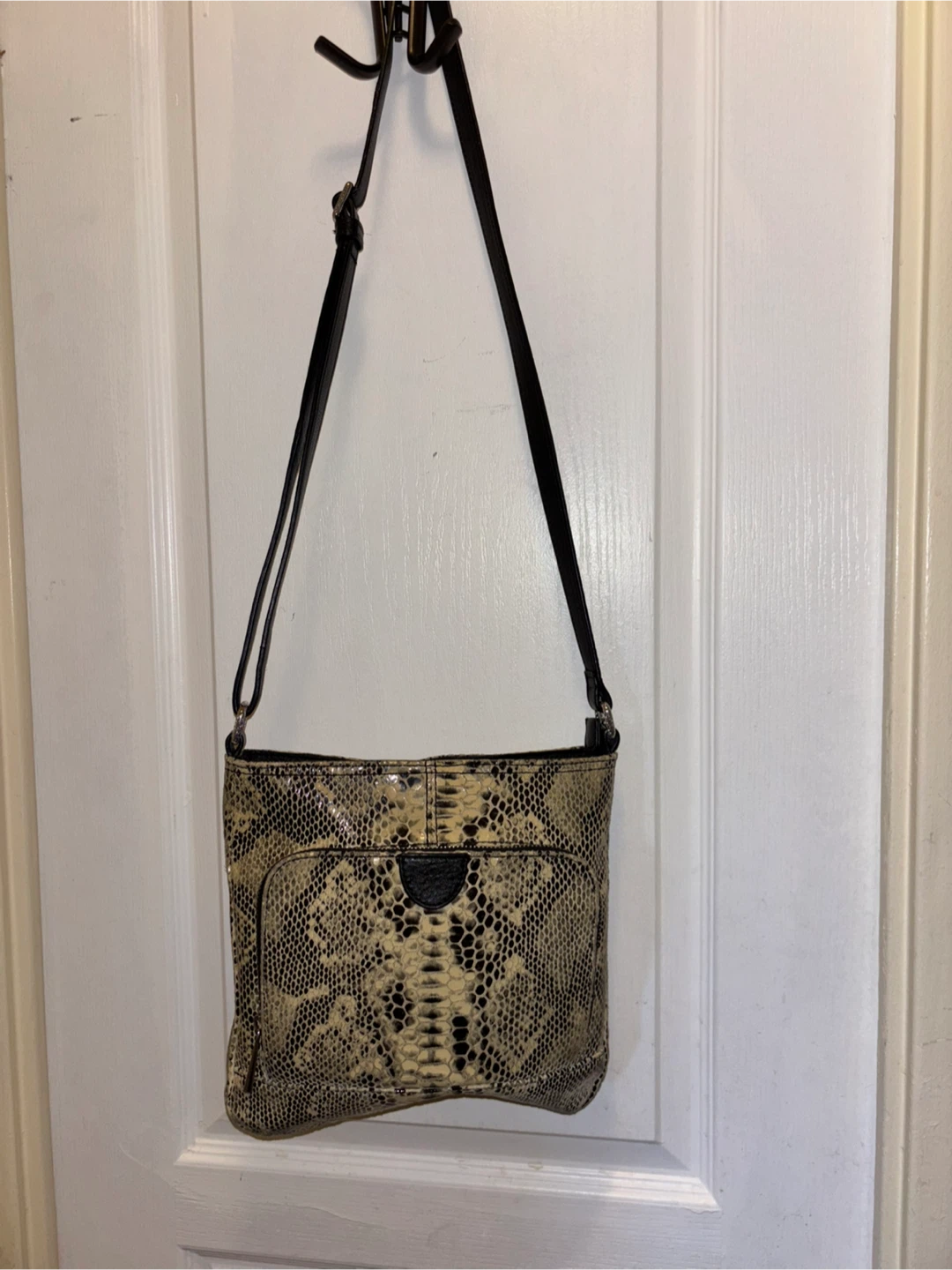 Danier leather Snake Print Crossbody Bag - photo 2