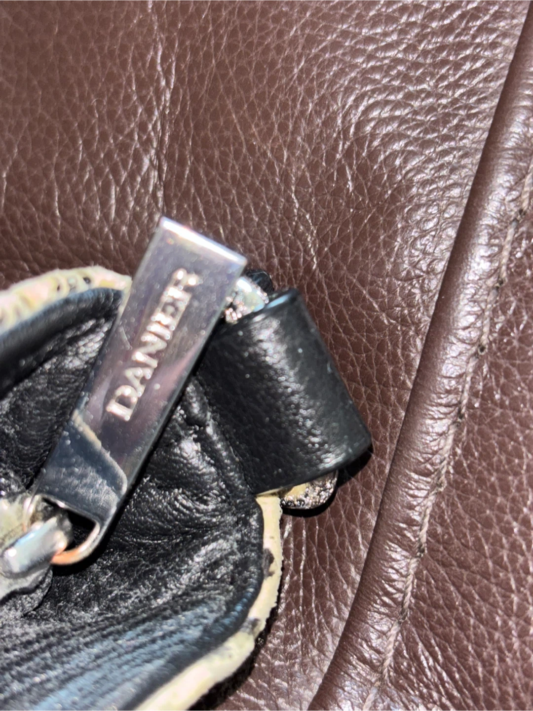 Danier leather Snake Print Crossbody Bag - photo 3
