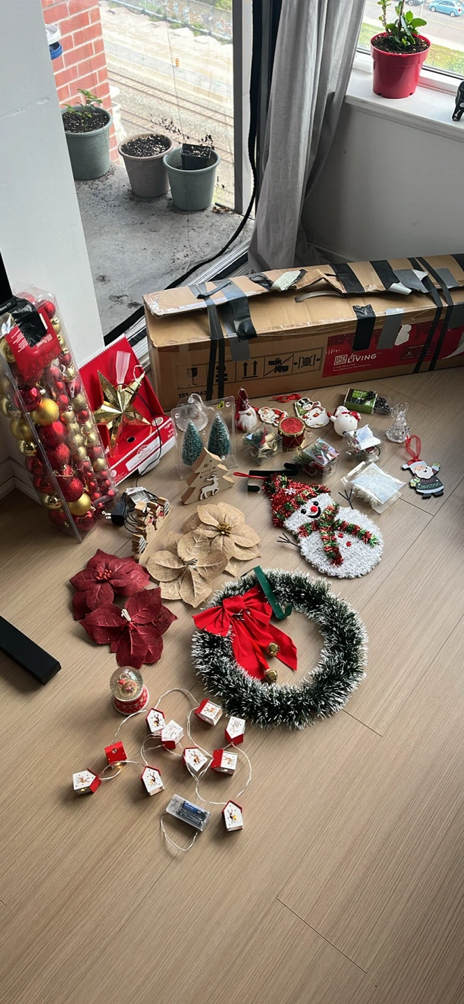 Christmas Decorations and tree Assortment