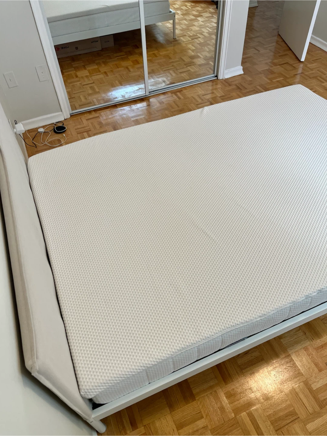 IKEA Double Bed Set – Frame, Mattress & Topper - photo 2