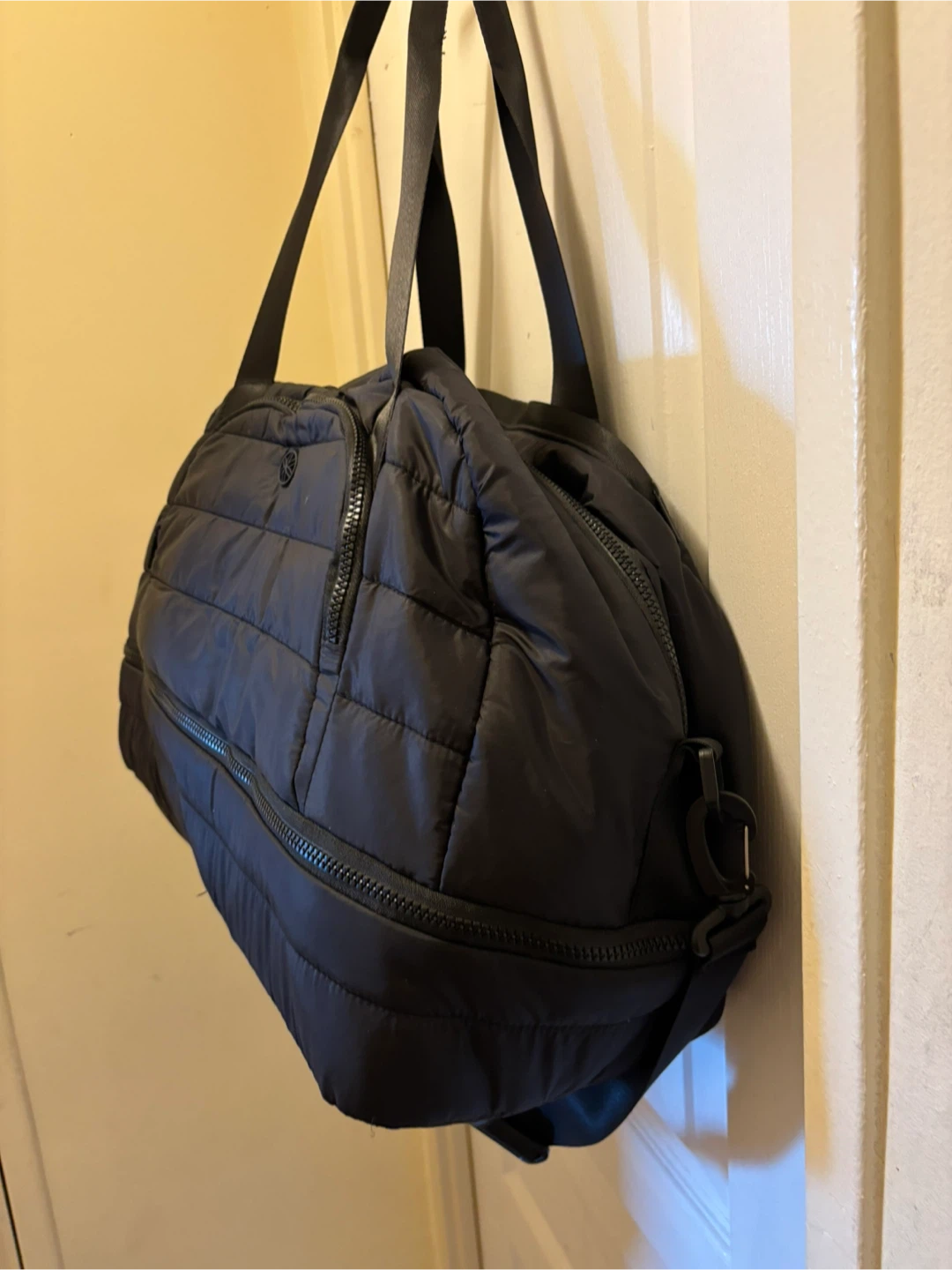 Black Puffer Duffle Bag - photo 2