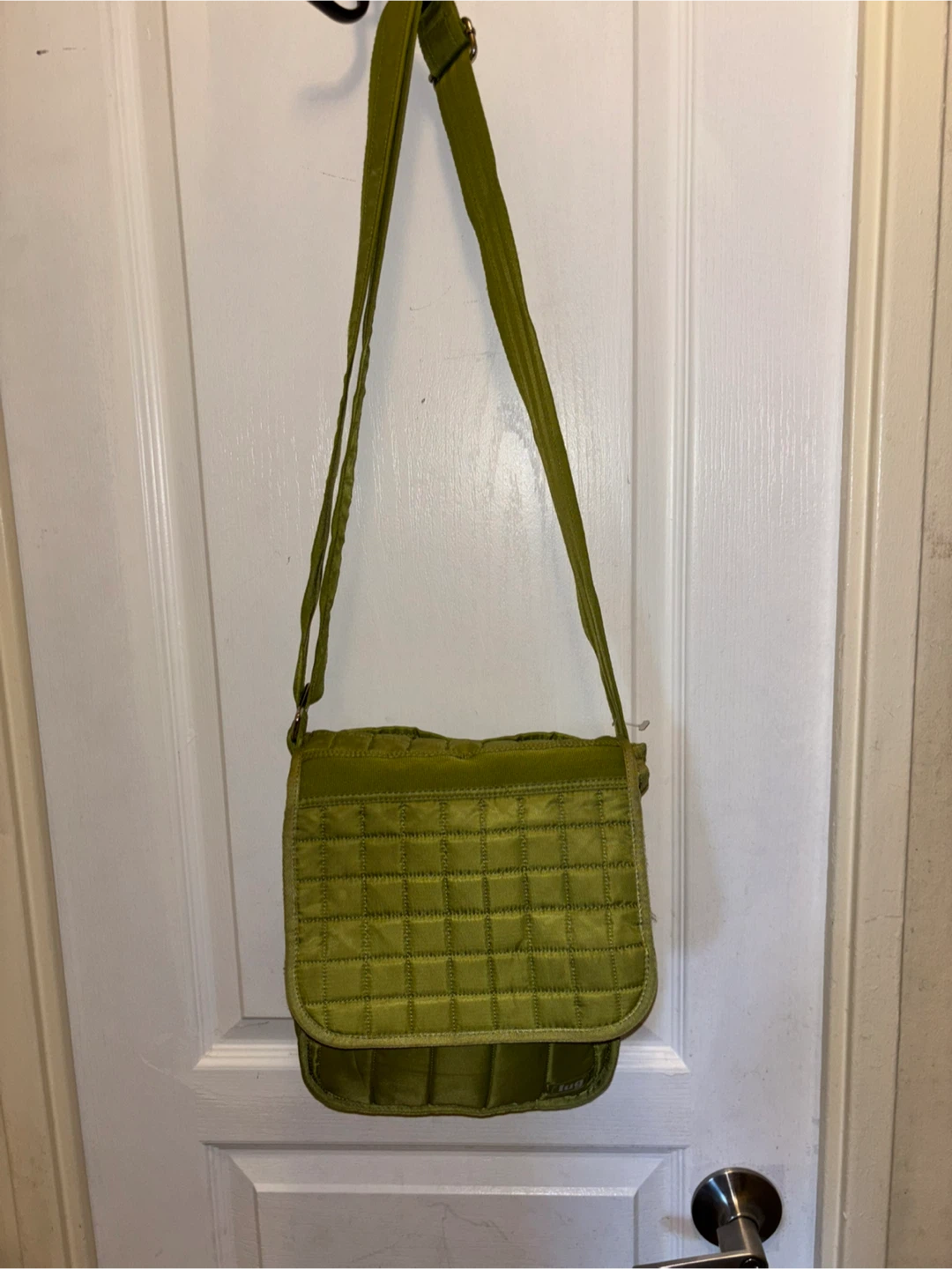 Lug Green Quilted Shoulder Bag - photo 3