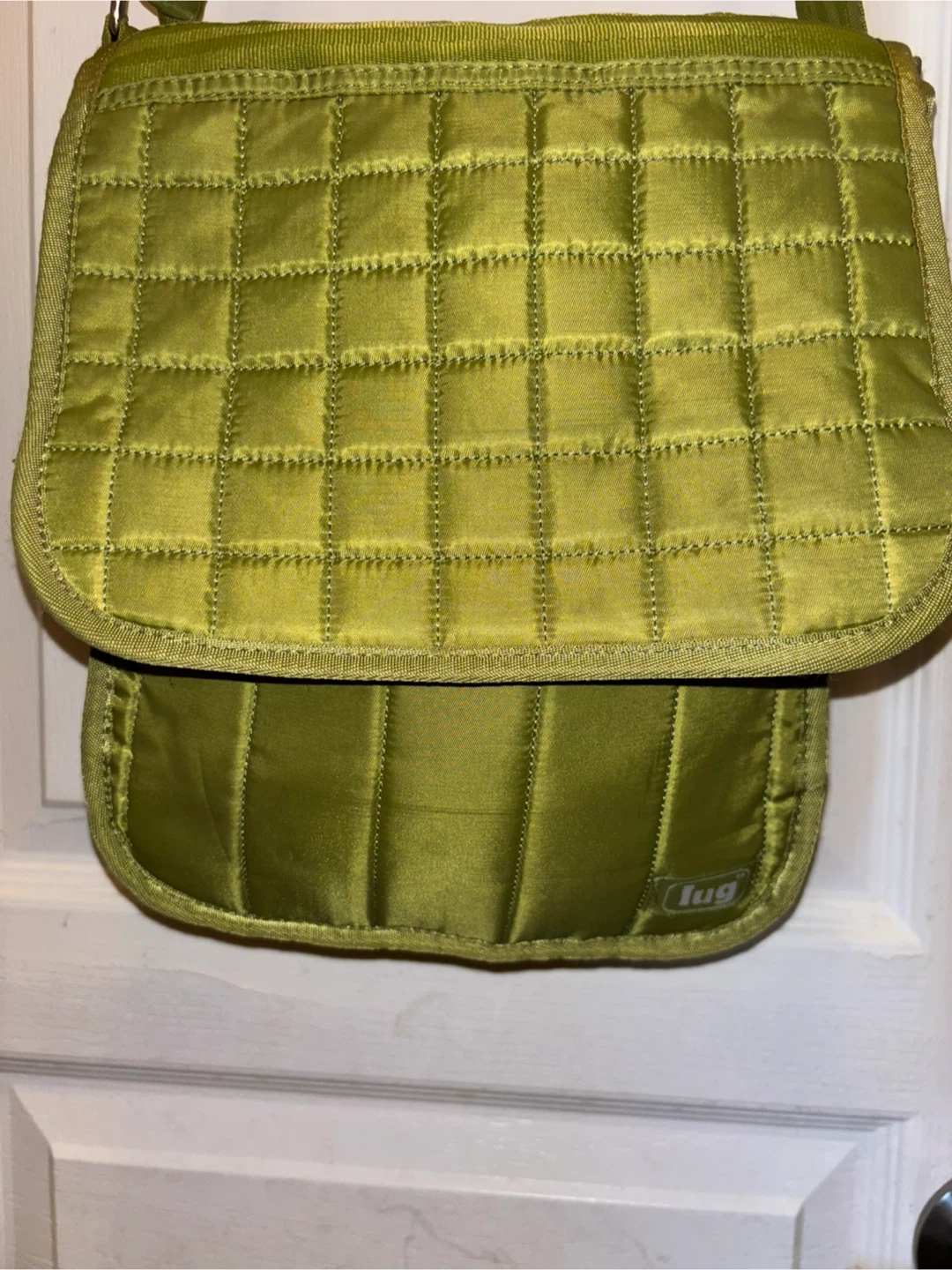 Lug Green Quilted Shoulder Bag - photo 4