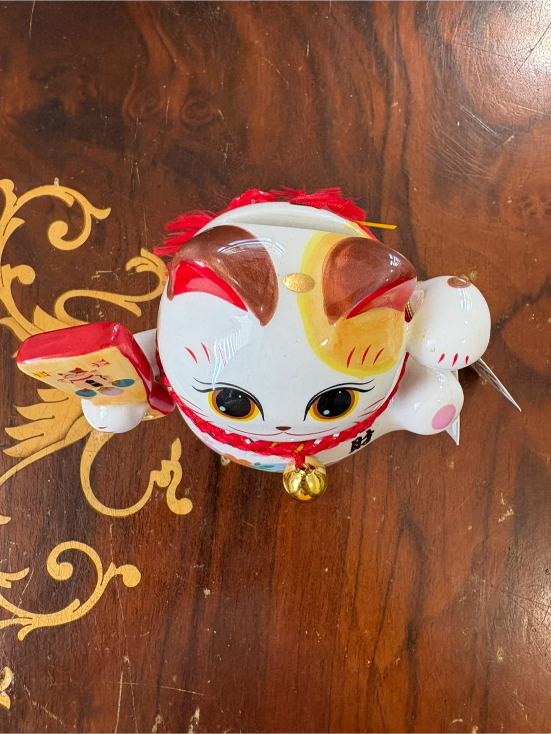 Maneki-neko Lucky Cat Coin Bank - photo 2