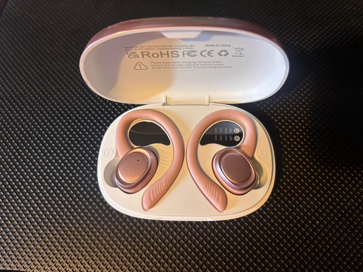 Hupoaf H87 True Wireless Earbuds - Rose Pink - photo 3