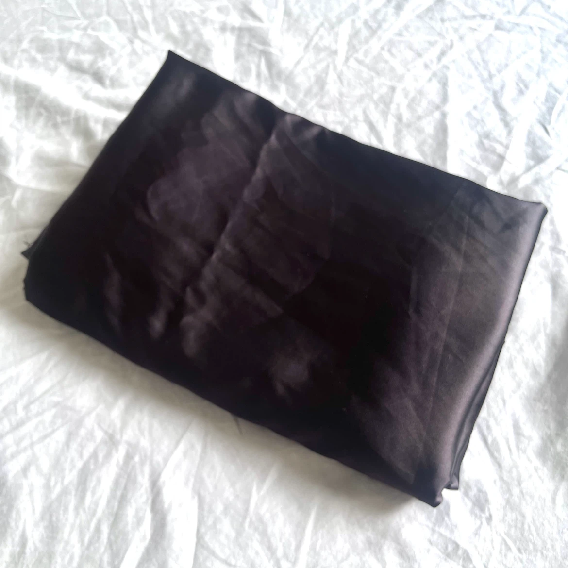 Black Satin Fabric, soft and silky