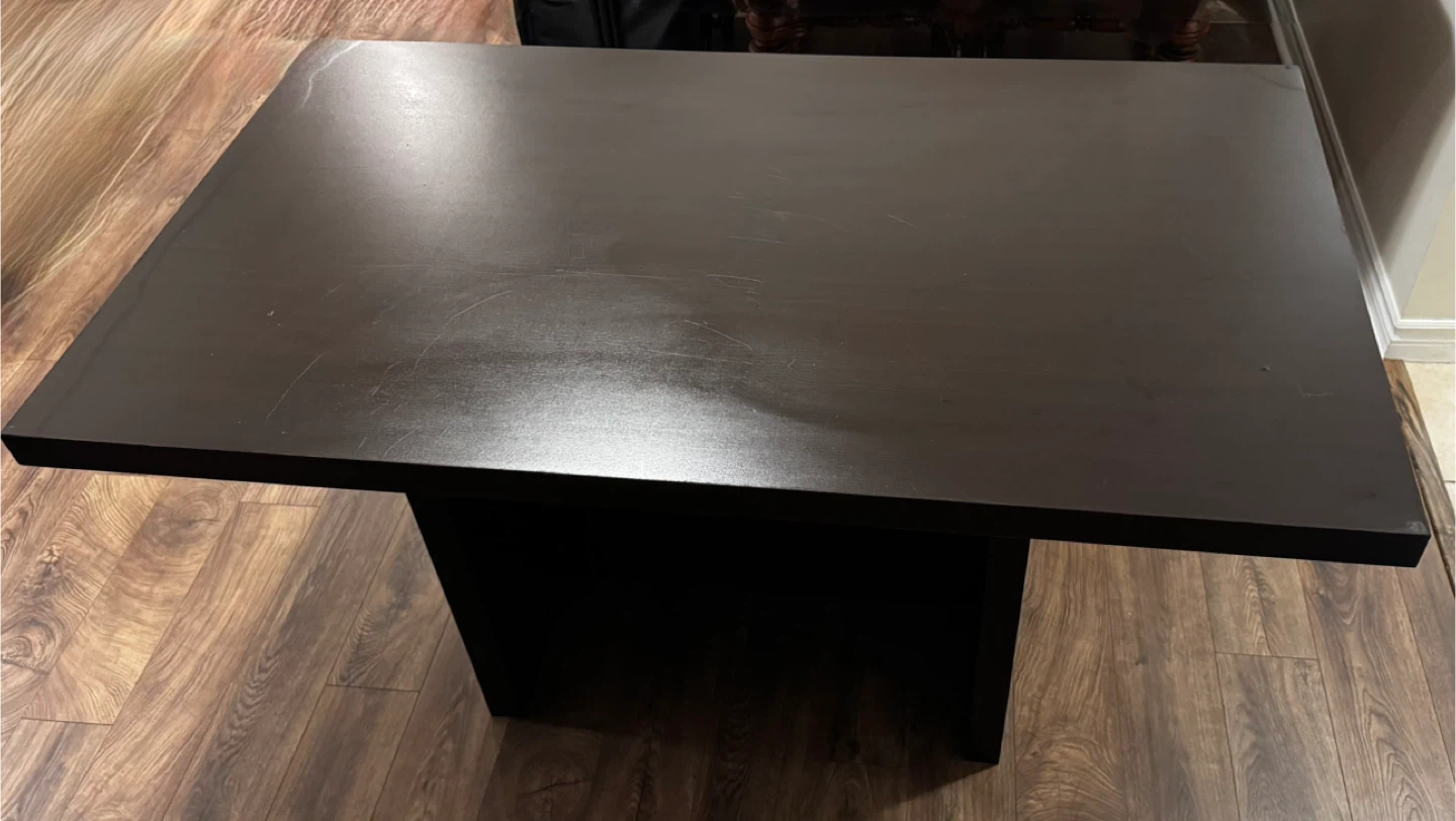 Black Dining Table and 3 Chairs - photo 2