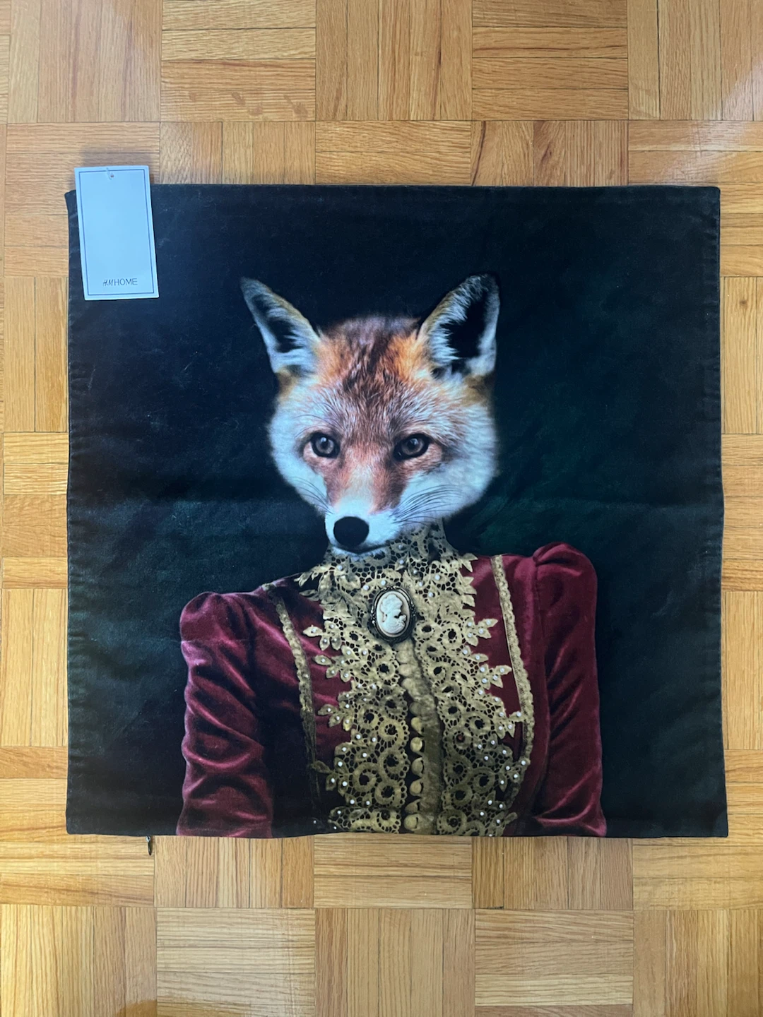 Fox Print Cushion Cover