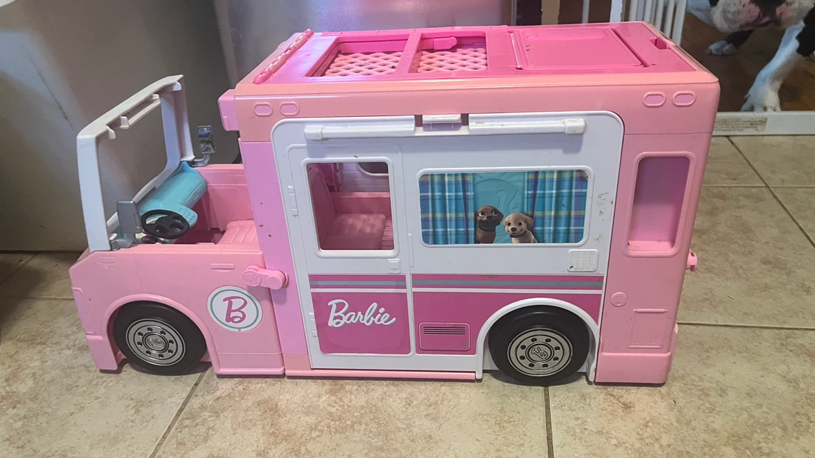 Barbie Camper Van Toy - AS IS
