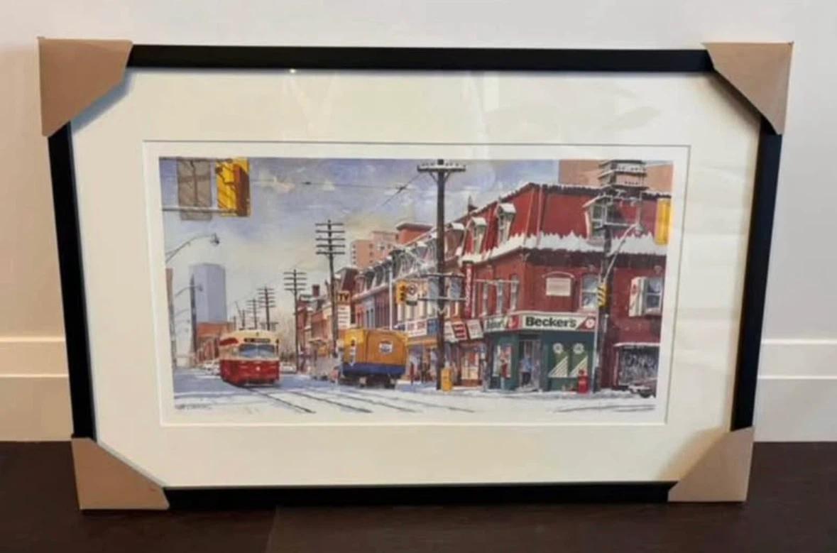 NEED PICKED UP TODAY! B LIASKAS old Toronto 501 Neville park art
