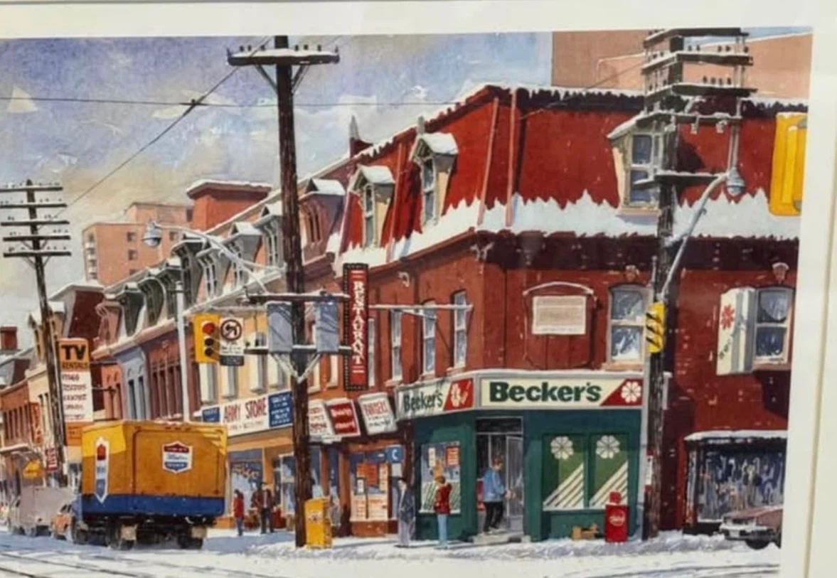 NEED PICKED UP TODAY! B LIASKAS old Toronto 501 Neville park art - photo 3