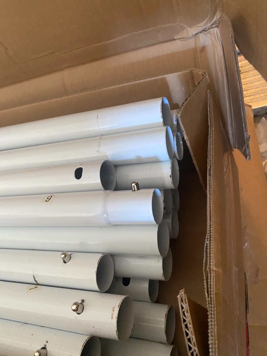 White Metal Poles - photo 2