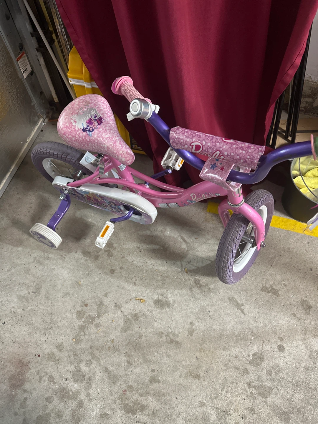 Barbie Kids Pink Bicycle