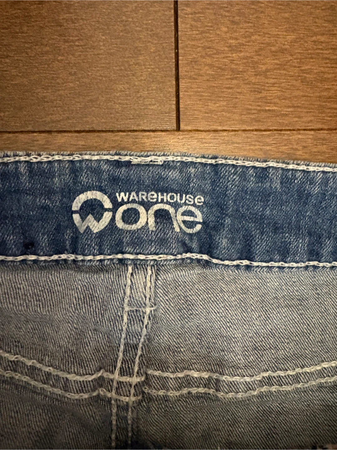 Warehouse One Distressed Denim Shorts Size 10 - photo 2