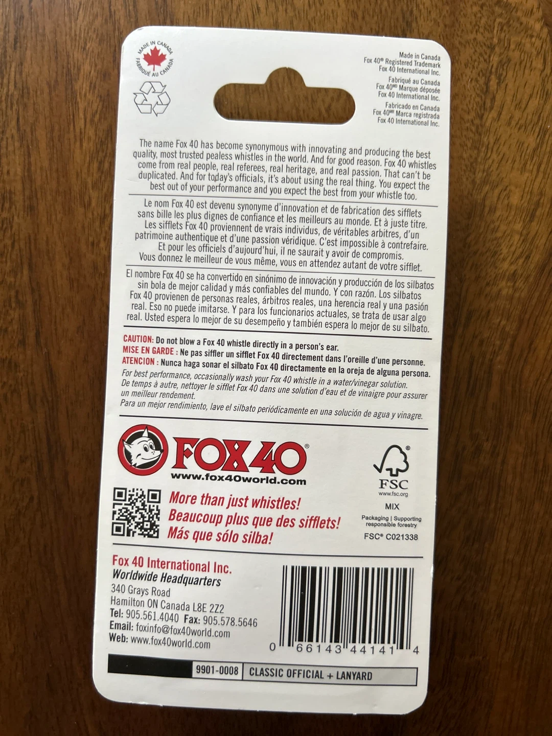 Fox 40 Classic Whistle with Lanyard - photo 2