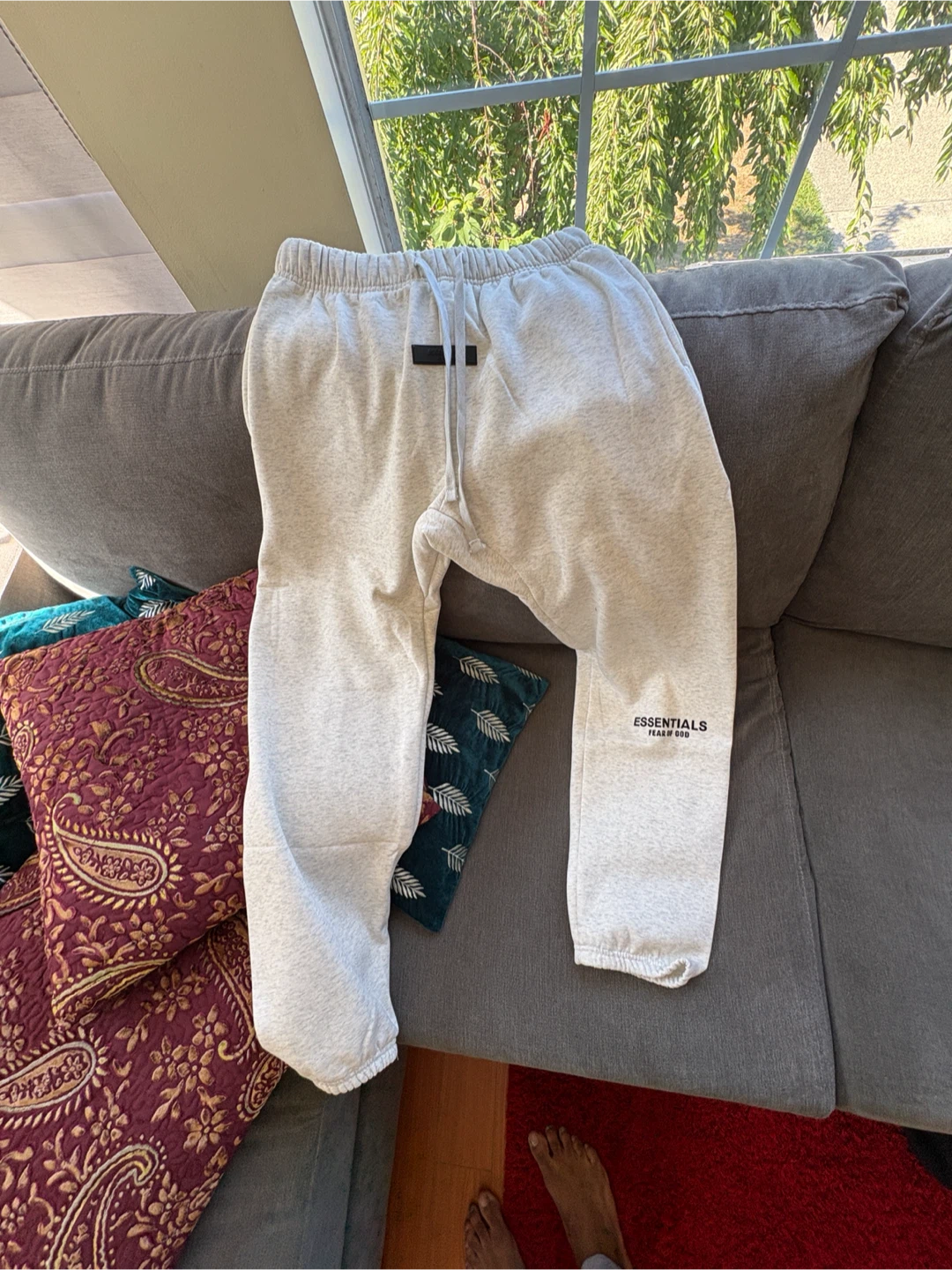 Fear of God Essentials Sweatpants Heather Grey