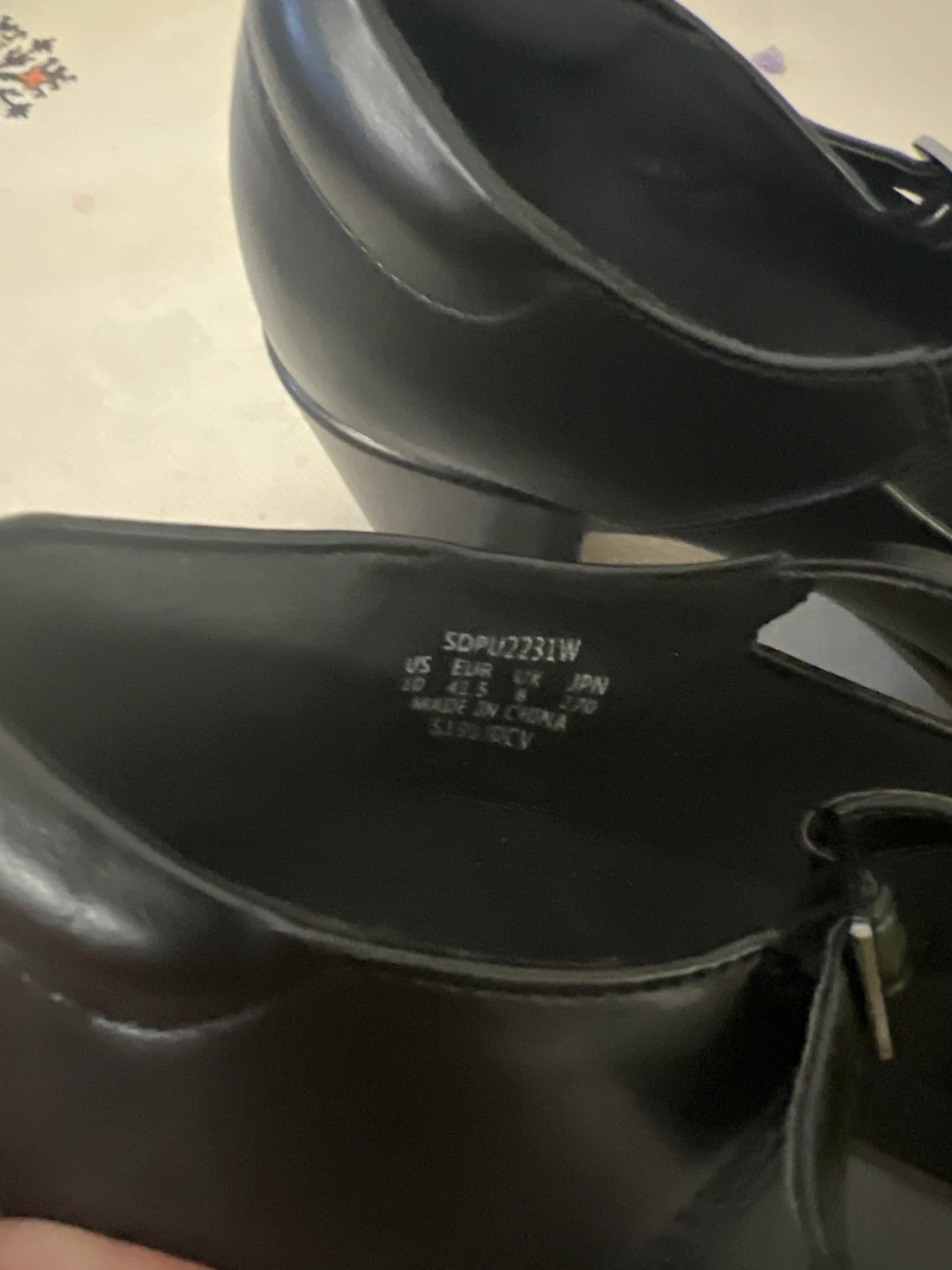 Dream Pairs Black Mary Jane Heels Size 10 - photo 2