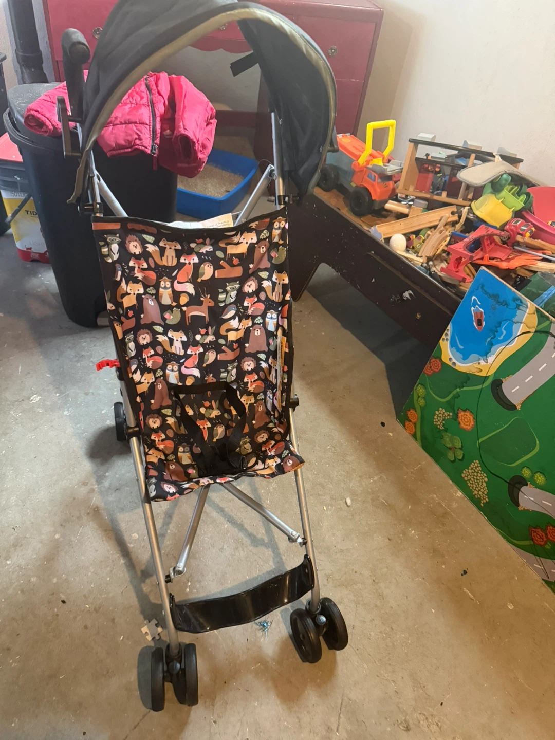 Kids Stroller with Animal Print