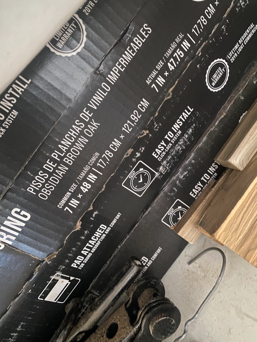 Waterproof Vinyl Plank Flooring - Obsidian Brown Oak - photo 4