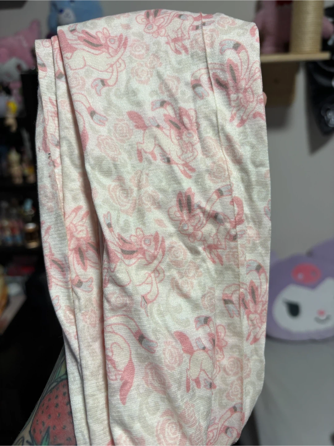 pink sylveon stocking socks