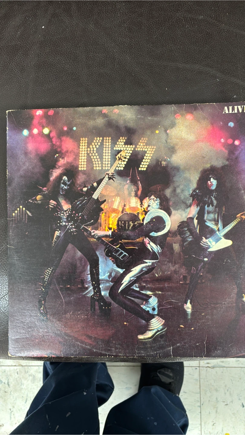 KISS ALIVE! 1975 Vinyl Record