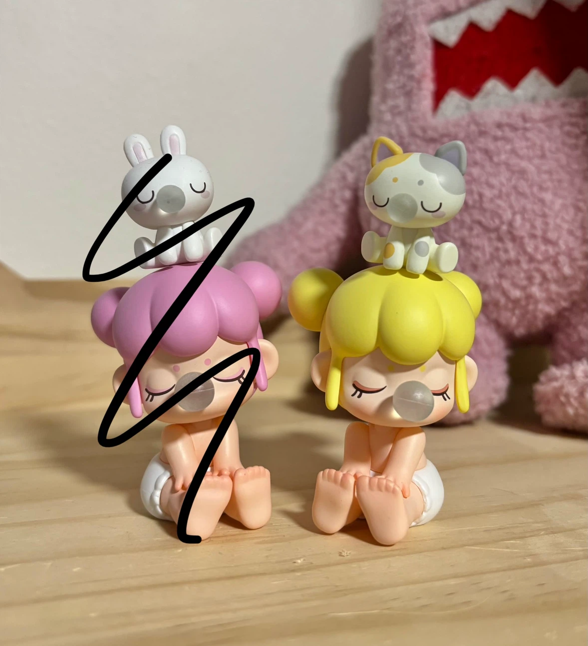 baby nanci butter yellow figurine