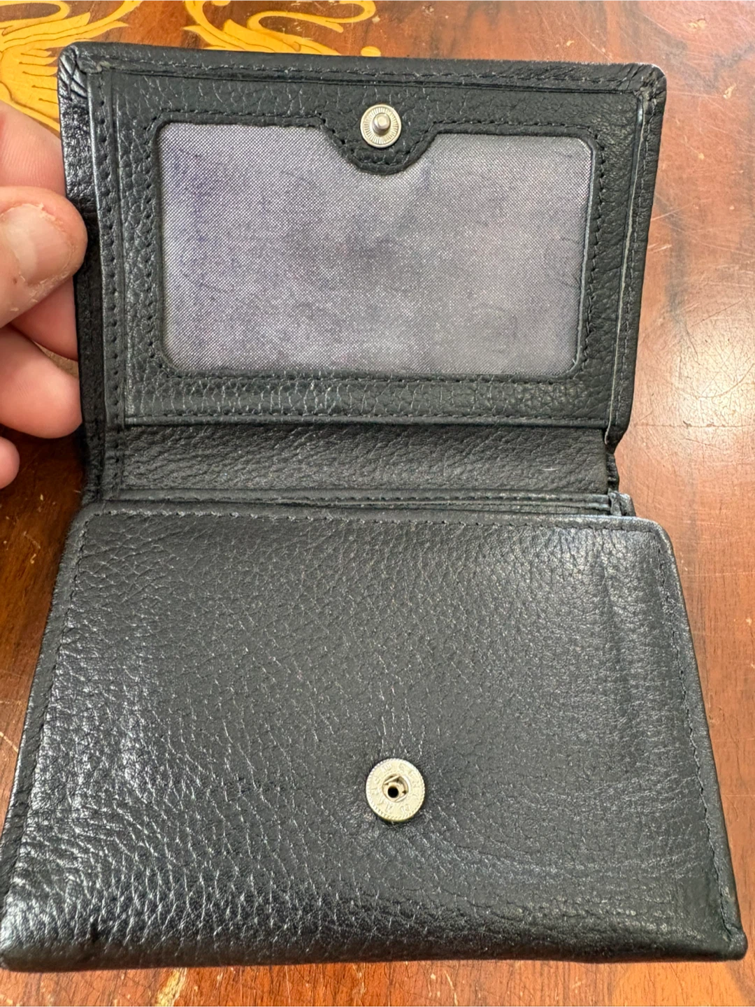 Swiss Gear Black Leather Bifold Wallet - photo 5