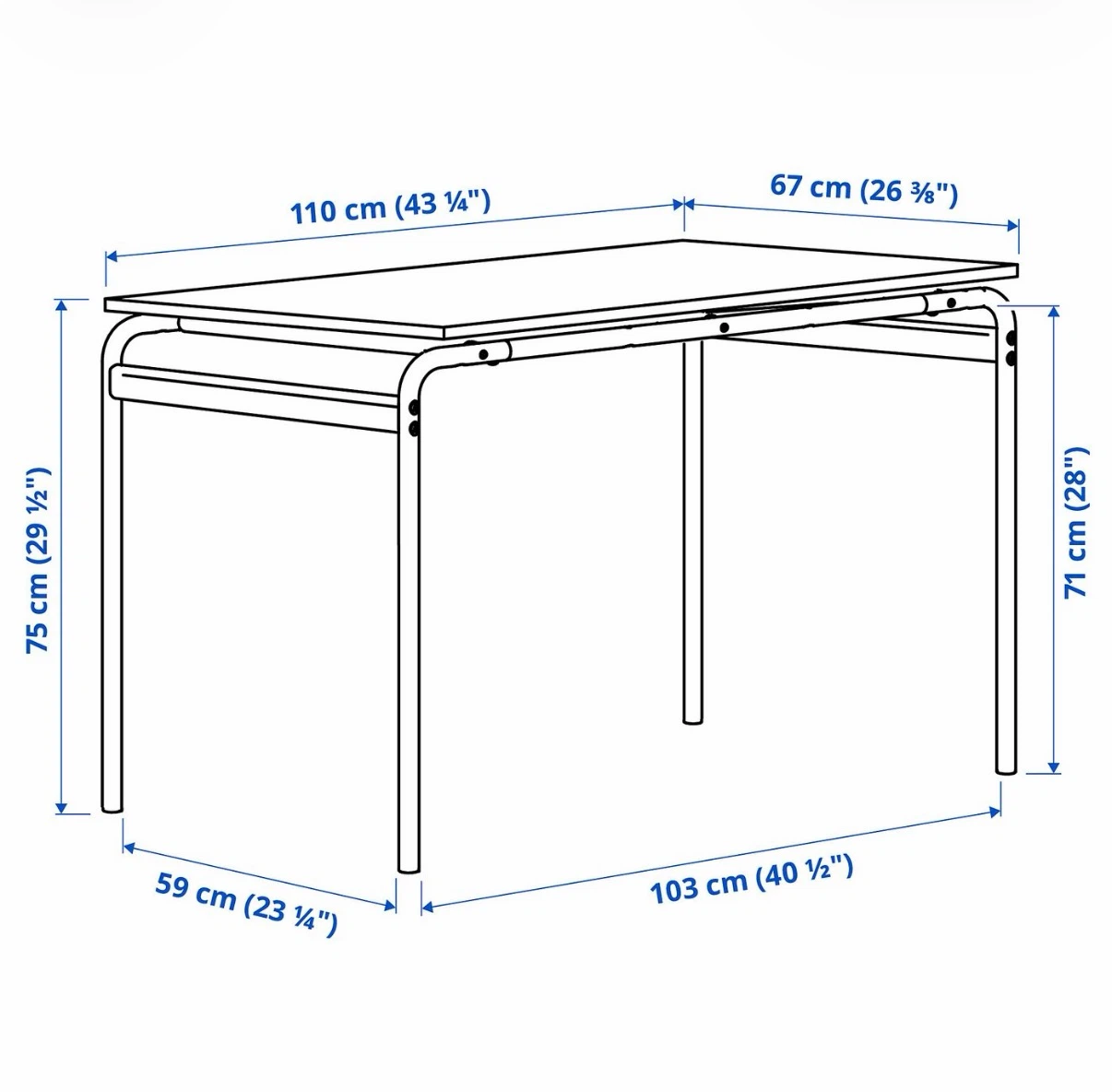IKEA GRASALA Table - photo 4