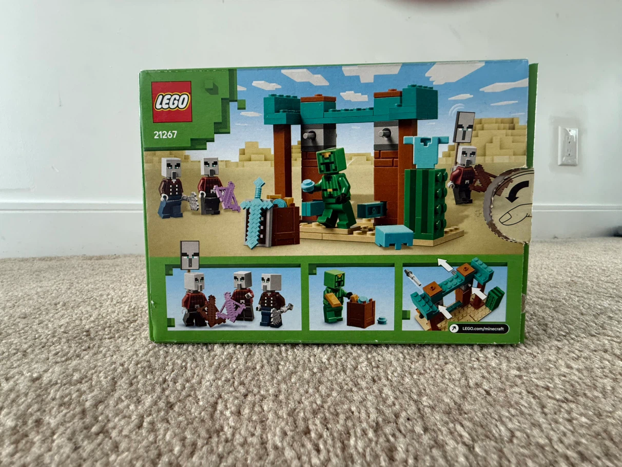 LEGO Minecraft The Illager Desert Patrol 21267 Building Toy