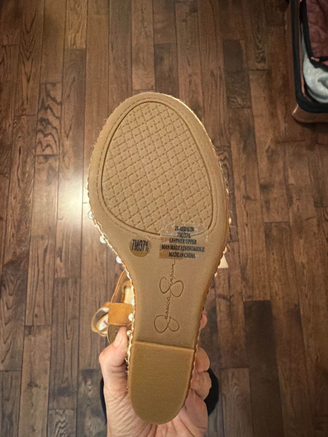 Jessica Simpson Tan Wedge Sandals - photo 5