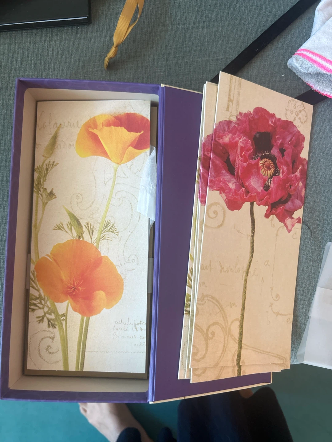 Floral Card Set with Box