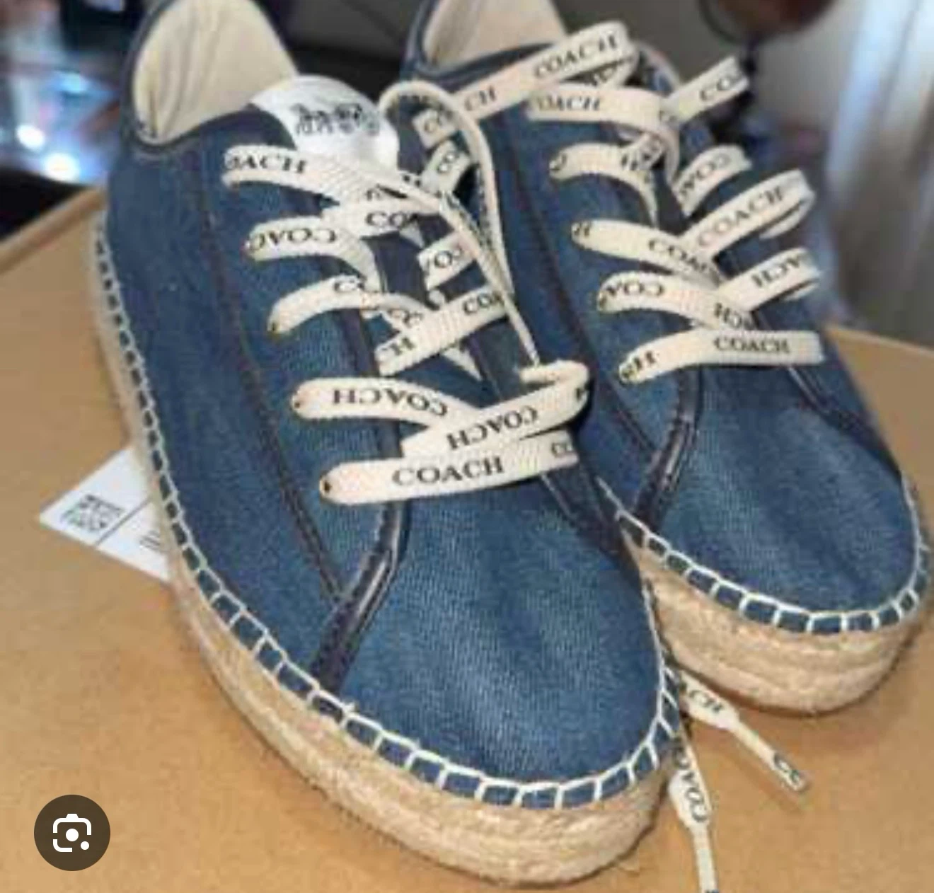 Coach Denim Espadrille Sneakers size 11 - photo 5